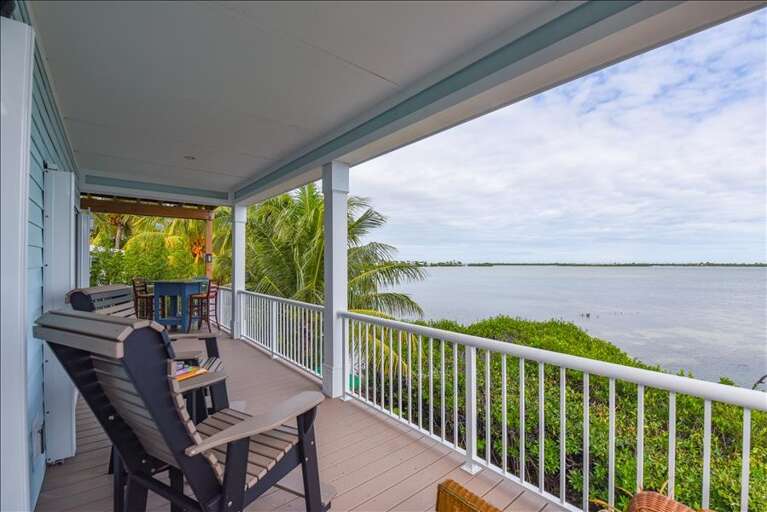 Porch Over Looking open water