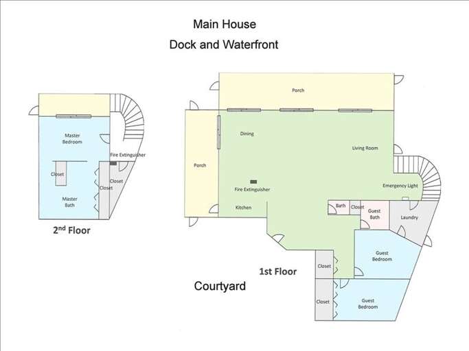 Main House floorplan
