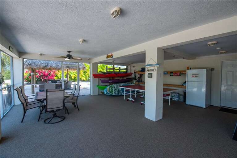 downstairs entertaining 