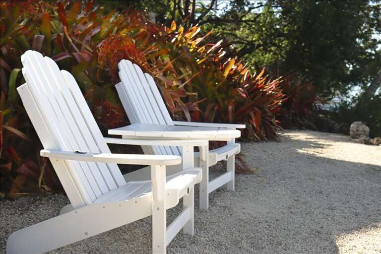Beach chairs for sunset views