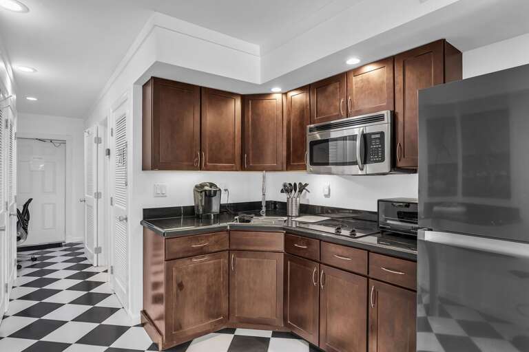 Downstairs Fun Game Room Kitchenette