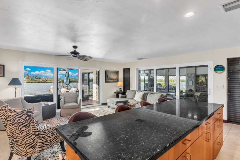 Kitchen with Additional Living Area Kitchen with Additional Living Area