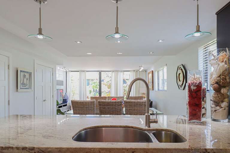 Open Kitchen Overlooking Dining Room & Living Room Open Kitchen Overlooking Dining Room & Living Room