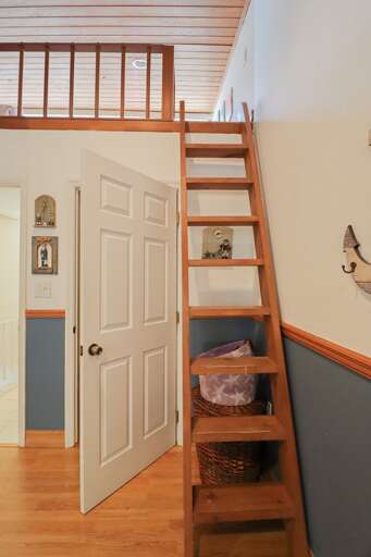 stairs to loft area stairs to loft area