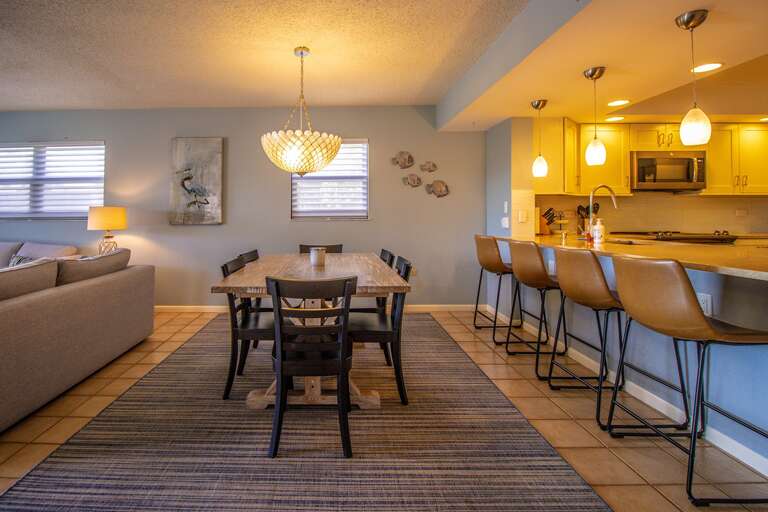 Dining and Kitchen Bar Area Dining and Kitchen Bar Area