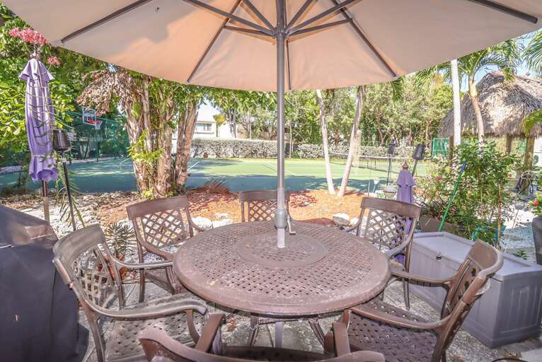 Outdoor sitting area