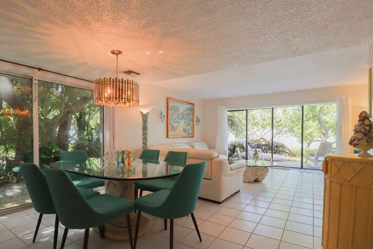 Living room and dining room Living room and dining room