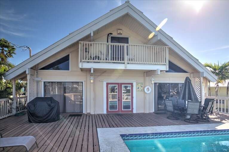 Pool off the kitchen area