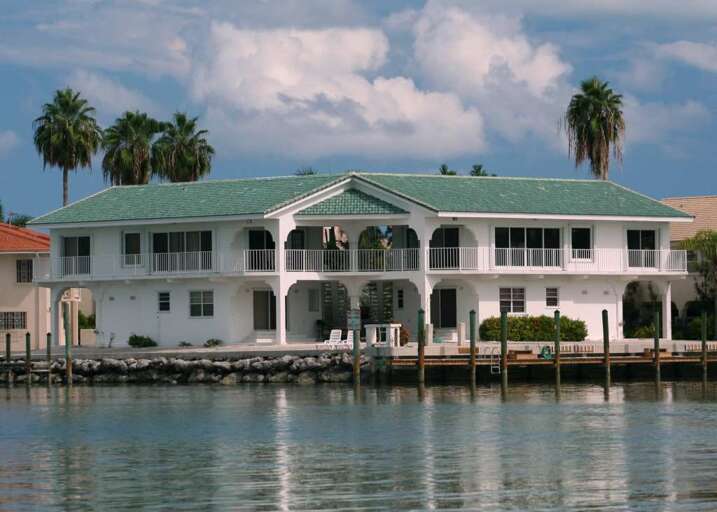 View from the water, this unit is on the left View from the water, this unit is on the left