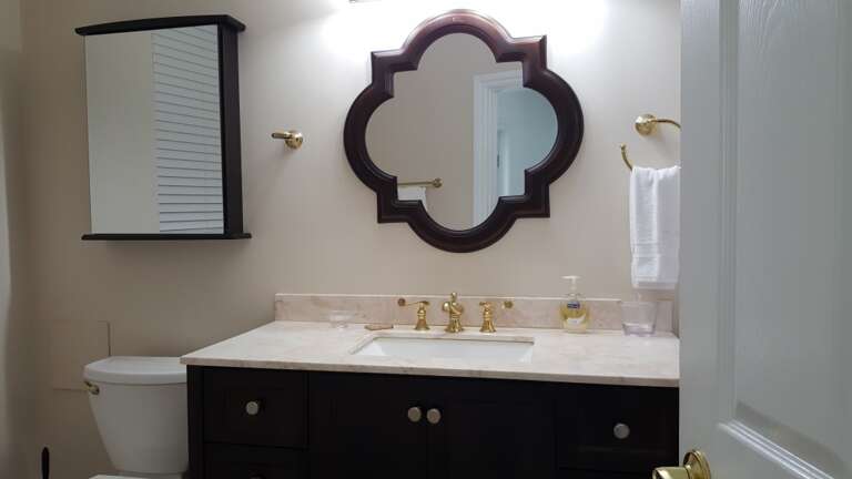 First floor power room