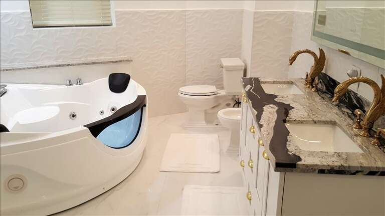 Master Bah vanity tub 2020