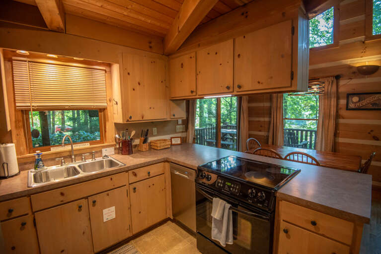 Plenty of natural light and nature...