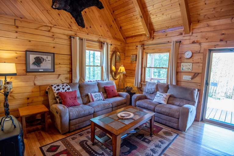 Curl up on the comfy couches & enjoy a book by the gas stove... Curl up on the comfy couches & enjoy a book by the gas stove...