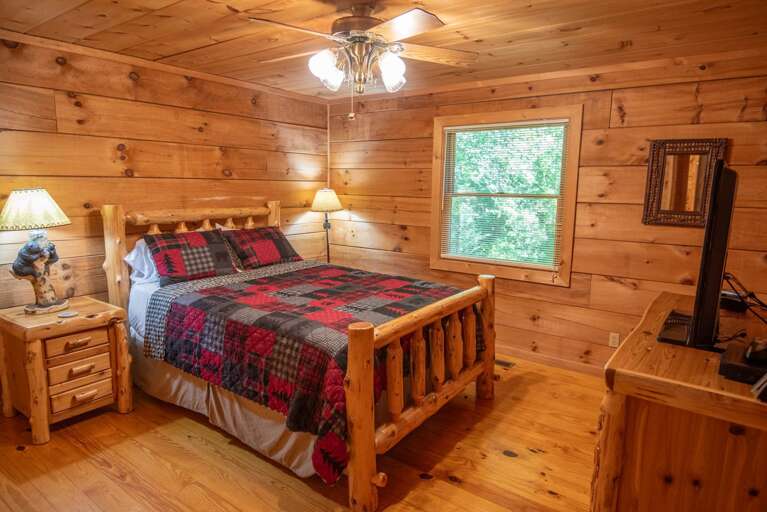 One of two bedrooms...