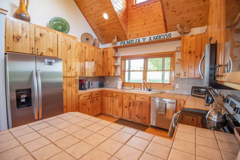 Plenty of storage and counter space...