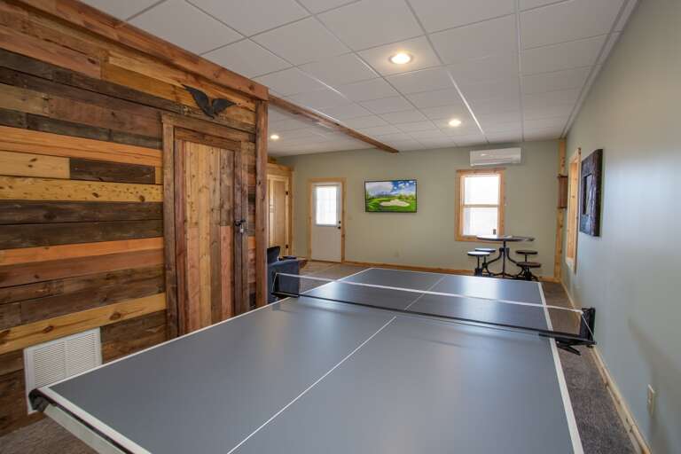 Ping Pong table downstairs... Ping Pong table downstairs...