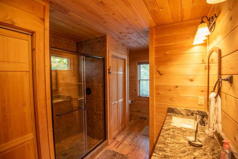 With shower... With shower...