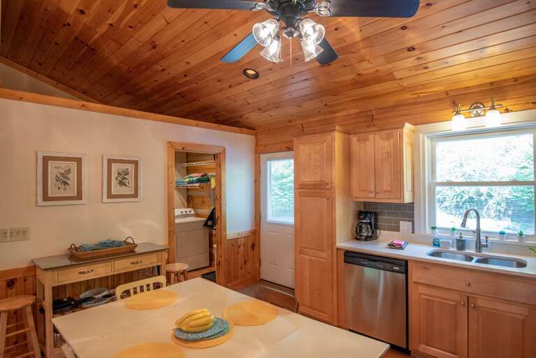 Dining room table & stainless appliances...