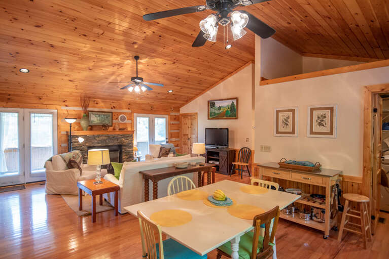 Tongue & groove ceiling...