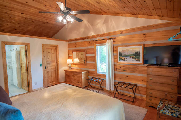 With TV and dresser to unpack and feel at home...