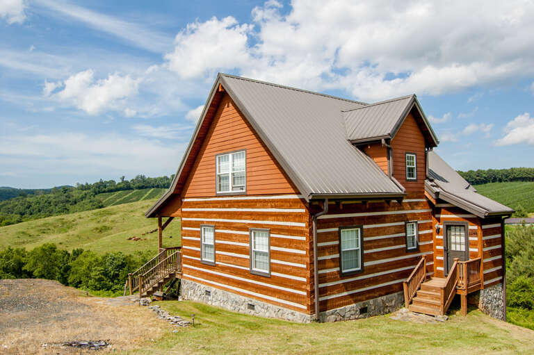 Green Meadows Log Cabin Todd, NC 3 Bedrooms Sleeps 8