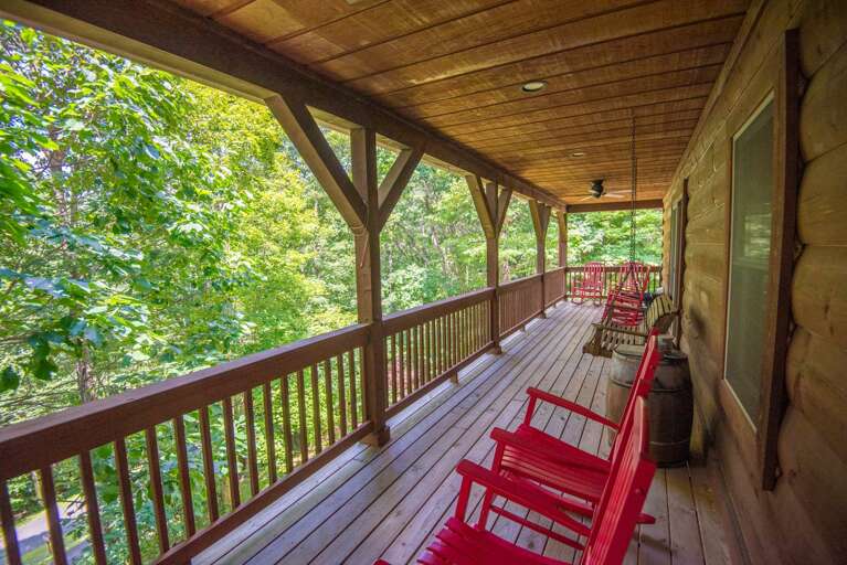 Plenty of rocking chairs...
