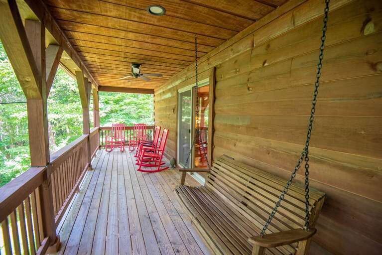 And your own swing to enjoy nature on...