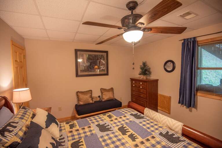 With a dresser to unpack and feel at home...