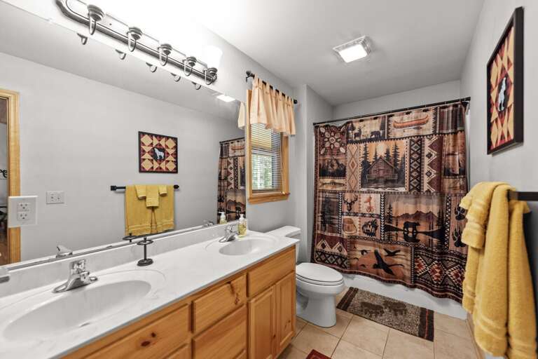 Full bathroom on main floor...