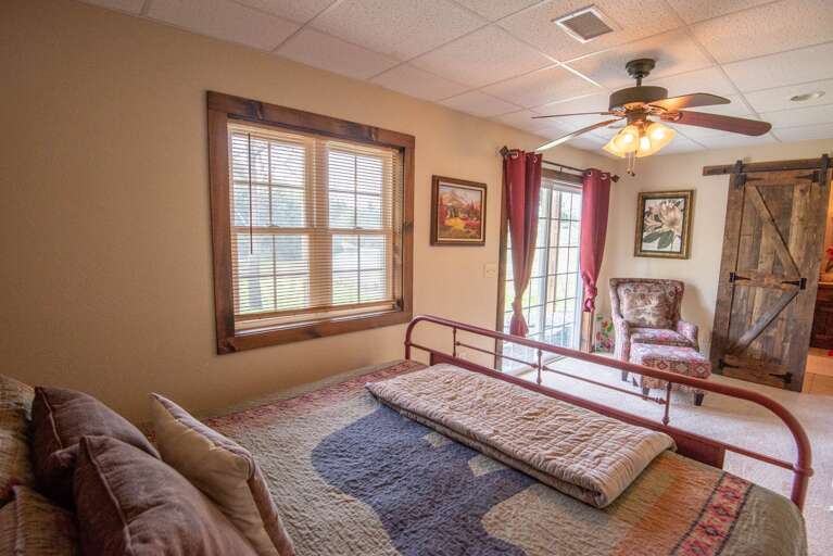 With reading chair...