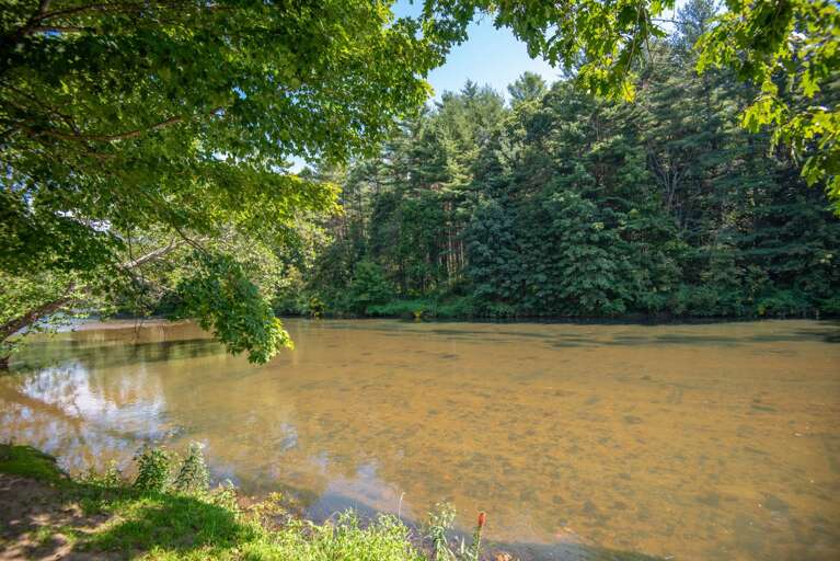 The stunning, usually slow moving, New River...