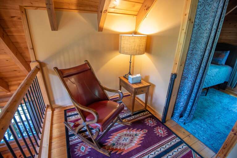 Reading loft nook...