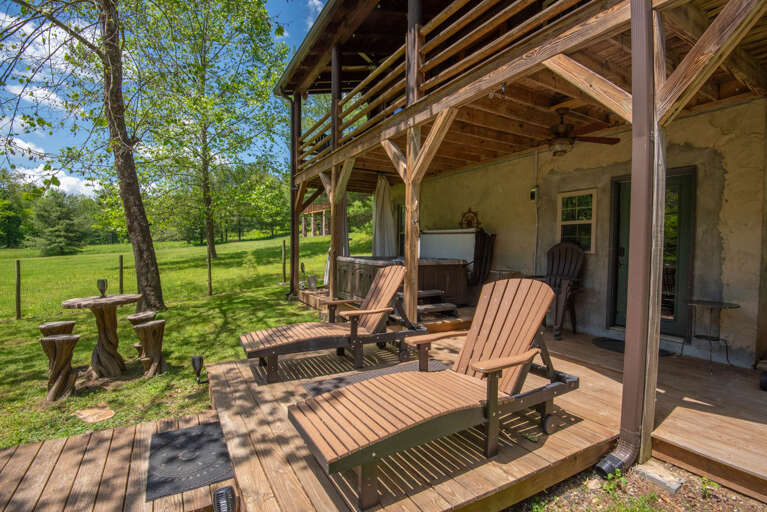 Sun loungers, of course...