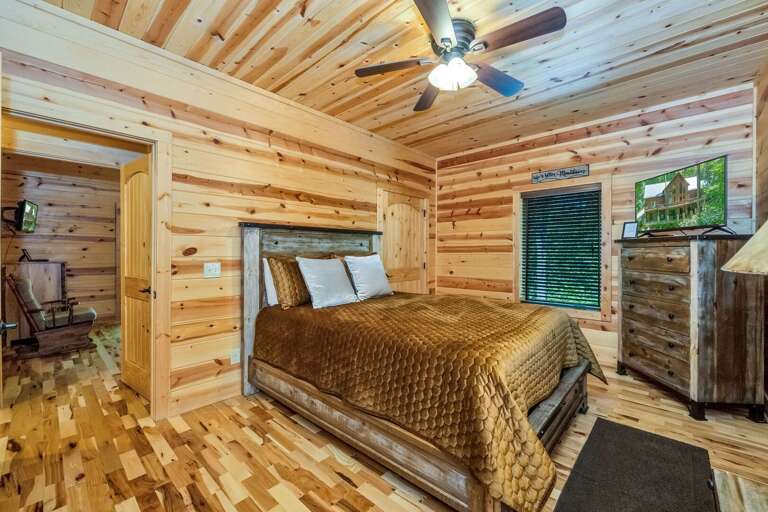 Main floor bedroom 3 with queen bed...