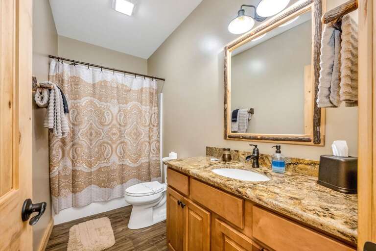 Main floor hallway bathroom...