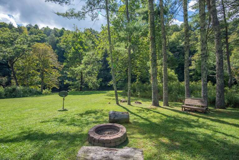 Your private fire pit for S'Mores and fireside chats...