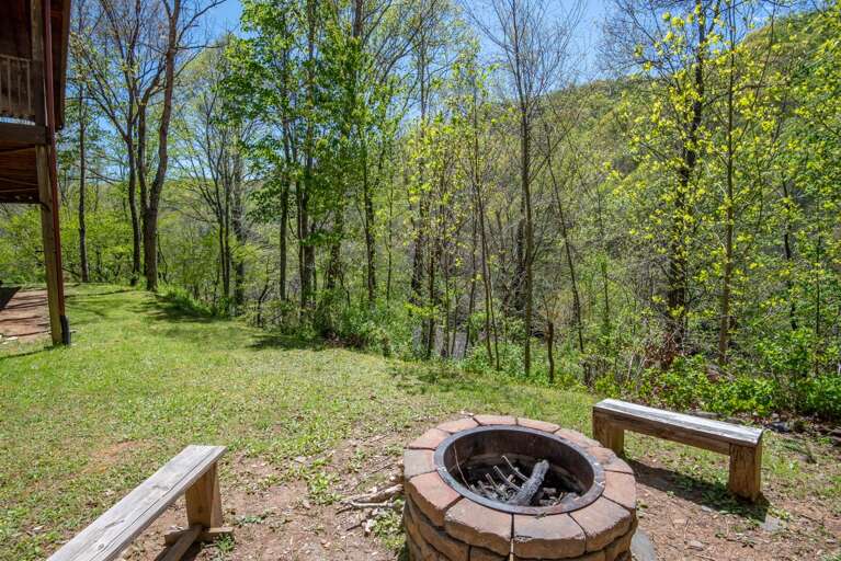 Your fire pit and story telling spot...