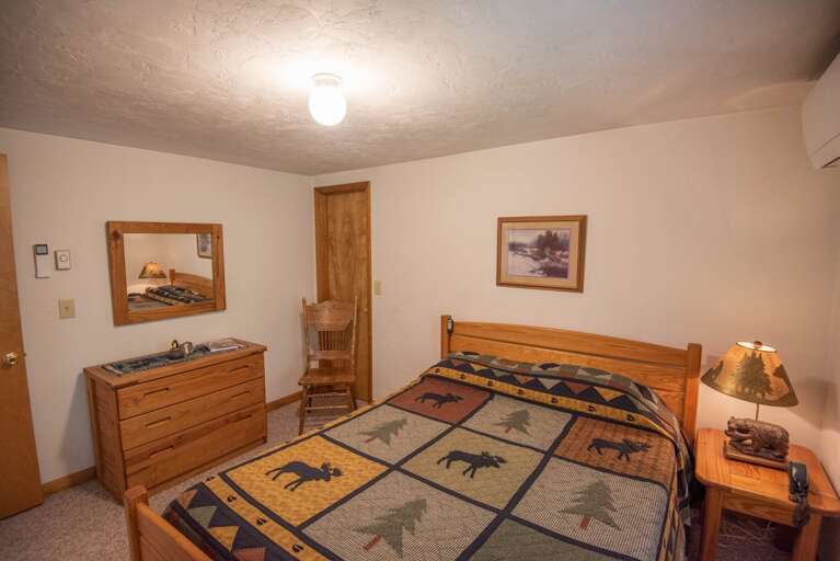 With dresser to unpack and feel at home...