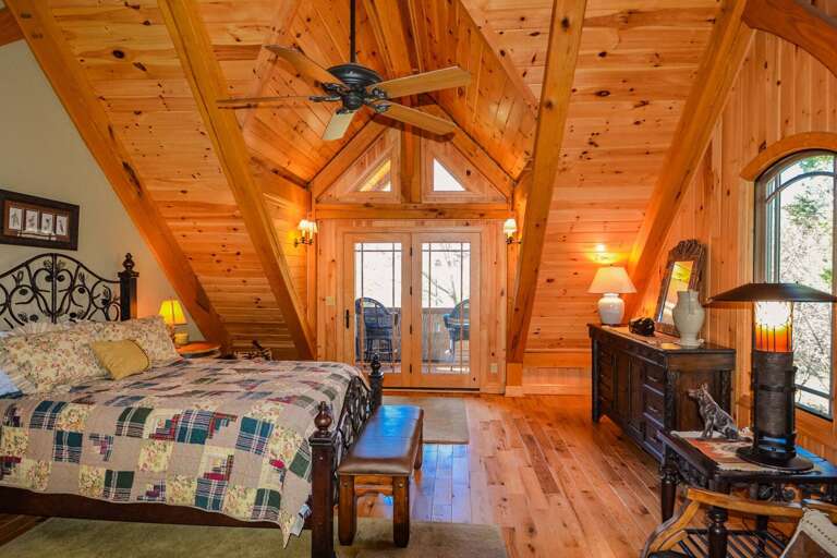 With deck access and chest of drawers to unpack...