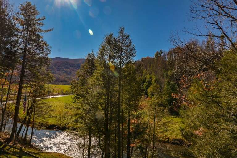 Views over the river...