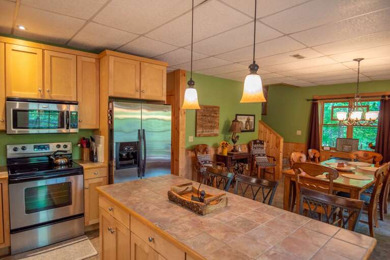 With stainless appliances... With stainless appliances...