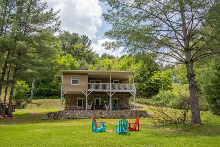 Welcoming you back after a long day of tubing or exploring the High Country!