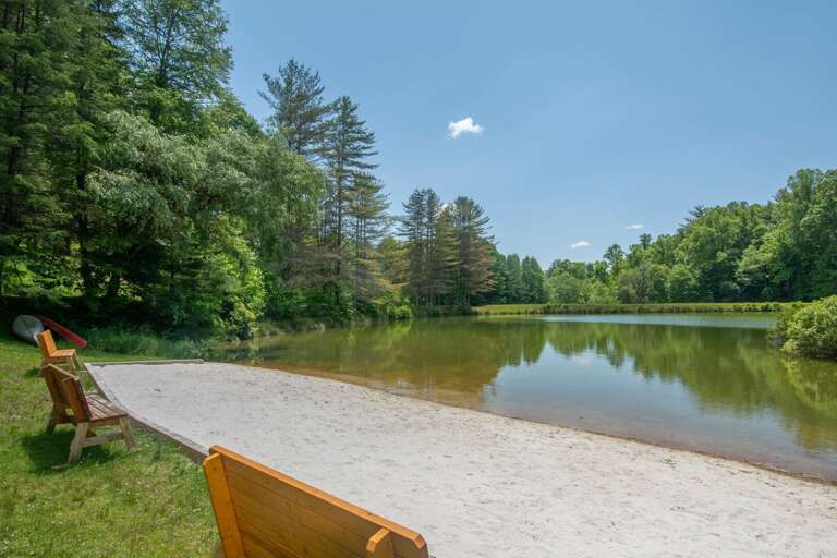 Beach at the common area...