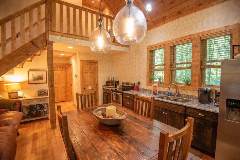 Fully stocked kitchen...