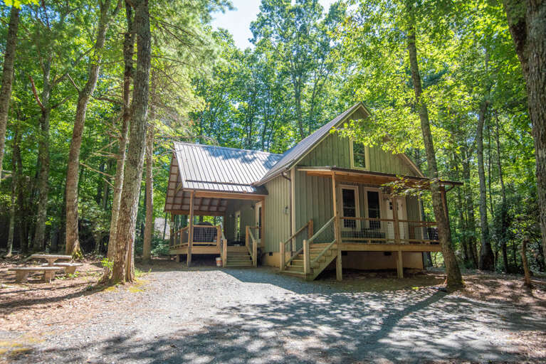 Welcoming you home after a long day exploring the High Country, Stone's Throw Bungalow!