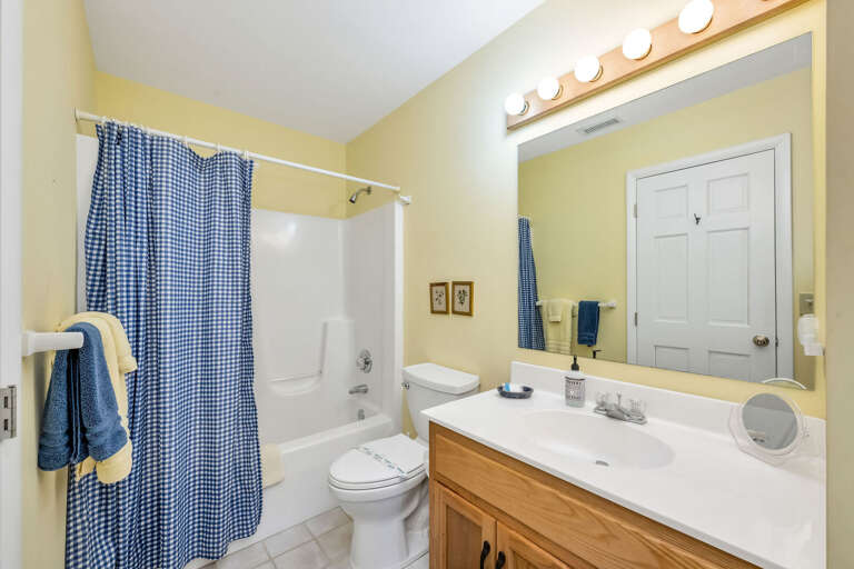 Main floor hallway bathroom...