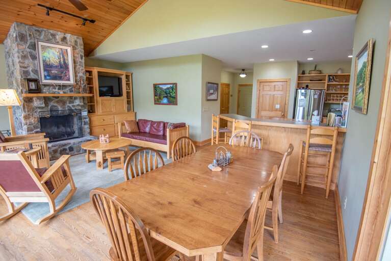 Open floor plan for entertaining...