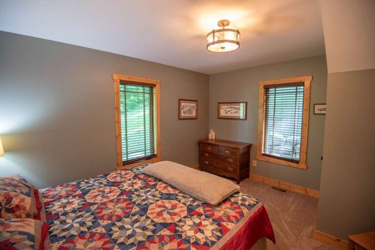 With dresser to unpack and feel at home...