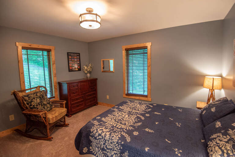 With dresser to unpack and feel at home...