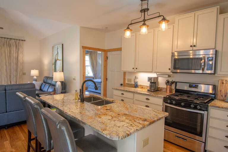 Fully-equipped kitchen...